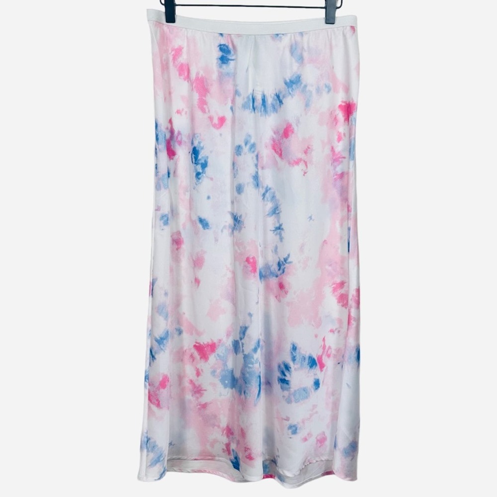 French Connection Satin Midi Skirt Size 8 Resort Angel Ethereal 90s Coastal